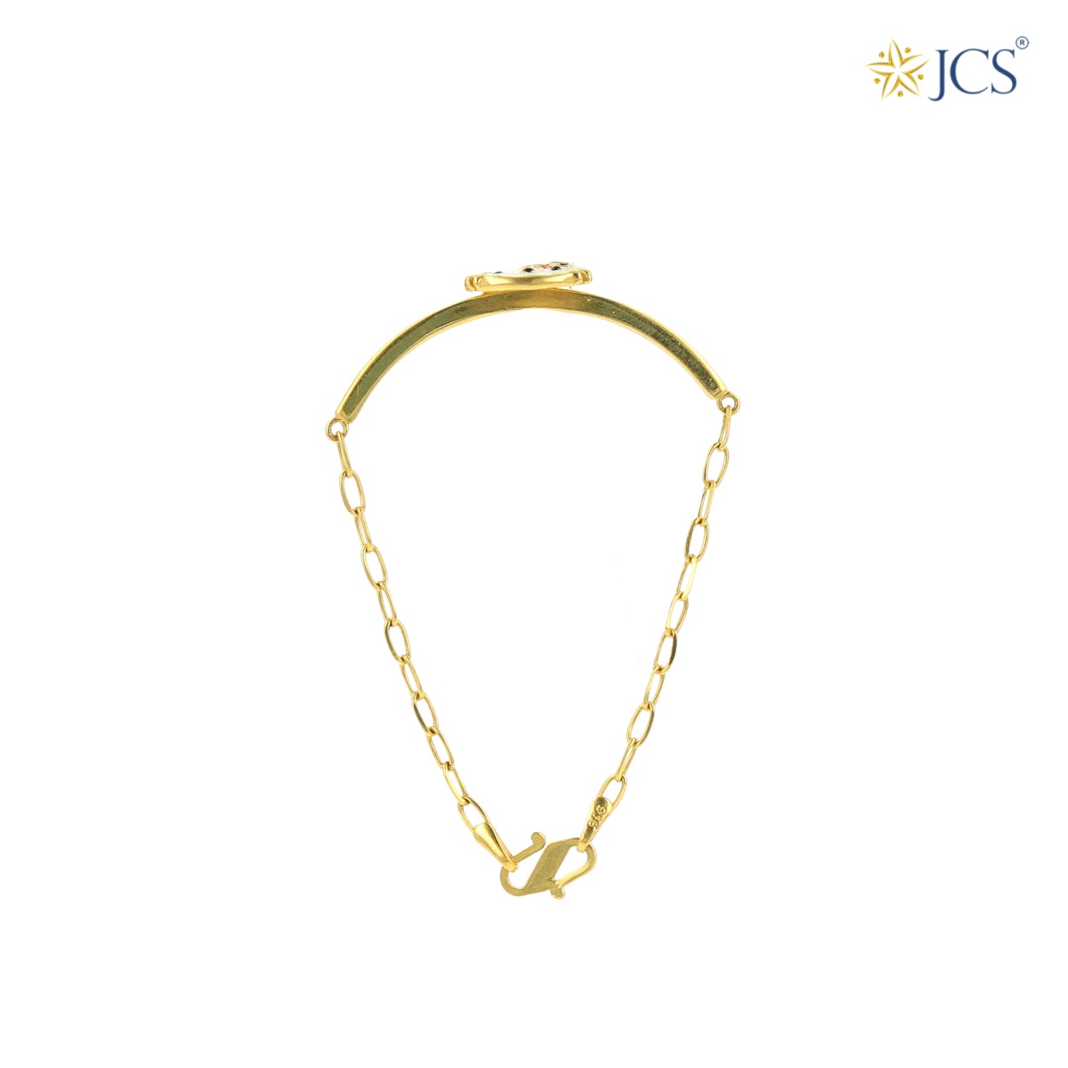 Delicate Heart Personalised Kids Gold Bracelet Jewellery India Online   CaratLanecom
